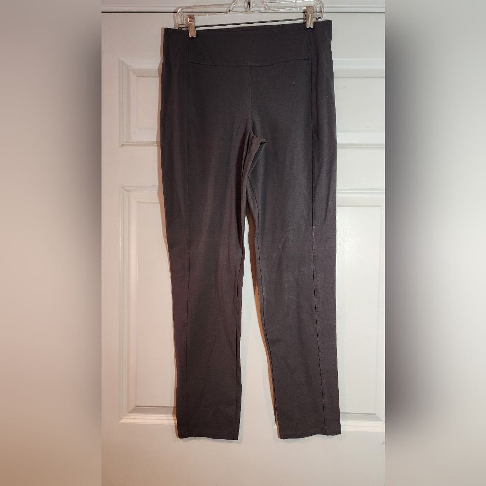 Women With Control Stretchy Gray Straight Leg Leggings M